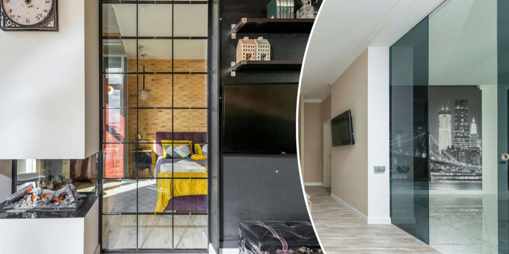 inv&auml;ndiga glaspartier