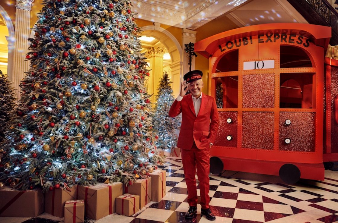 Claridge's Christmas Tree by Christian Louboutin