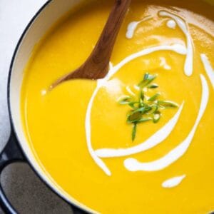 Vegan Butternut Squash Soup (Thai-Spiced)