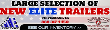 Longhorn Trailers carries Elite trailers