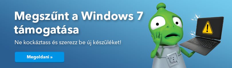 A Windows 7 t&aacute;mogat&aacute;sa megszünik