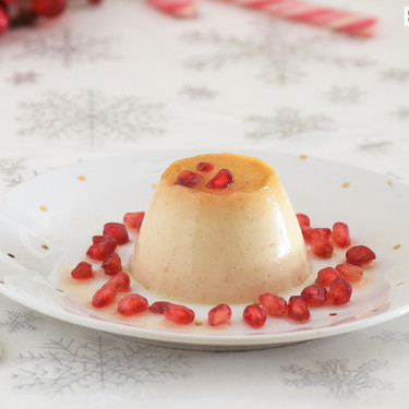Flan de turr&oacute;n sin horno y sin huevo: receta sencilla para el postre de Navidad (o de aprovechamiento)