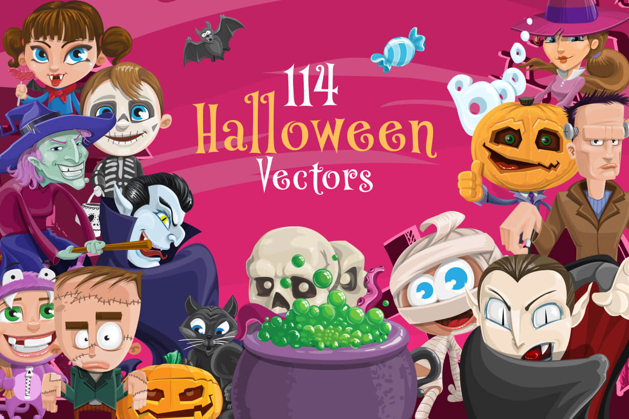 Halloween vector pack
