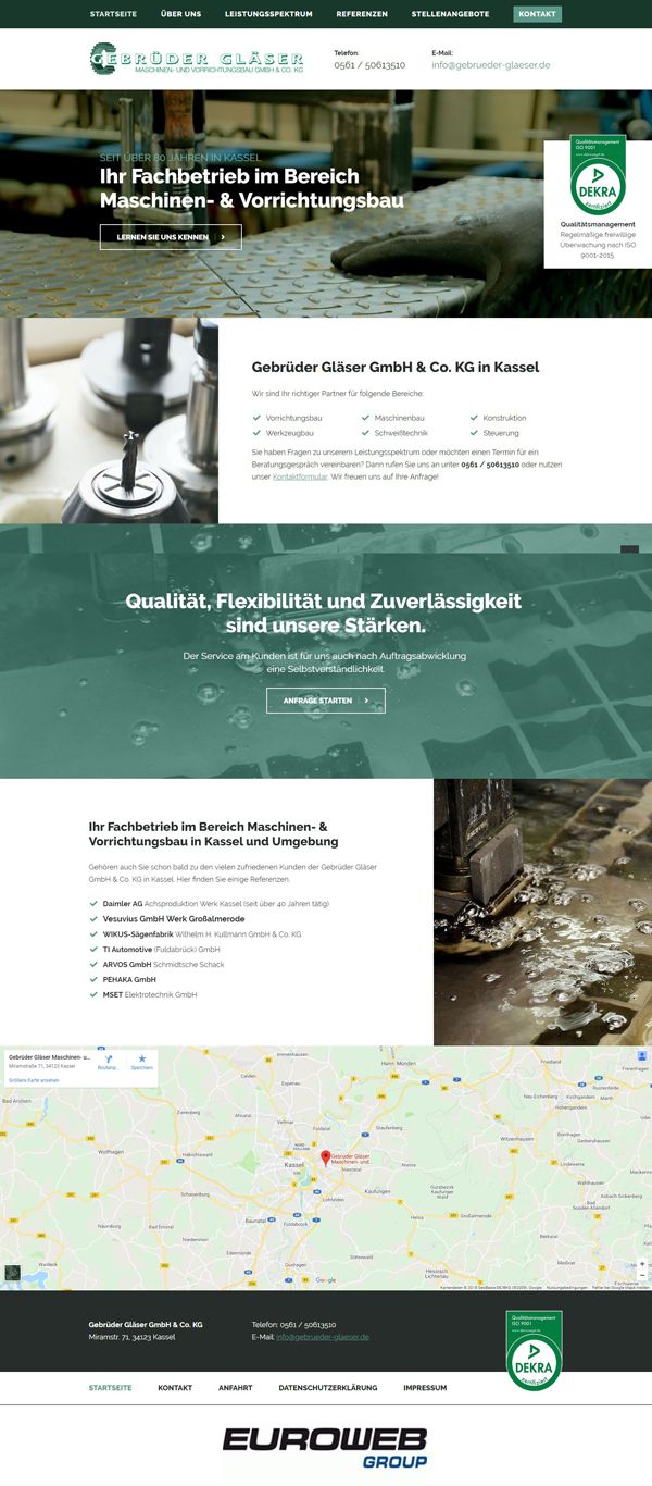 Pin &ndash; Portfolio: Inspiration Webdesign &ndash; https://www.gebrueder-glaeser.de/