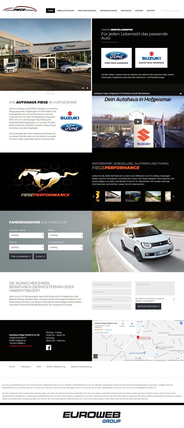 Pin &ndash; Portfolio: Inspiration Webdesign &ndash; http://www.autohaus-fiege.de/