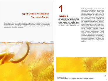 Cocktail Party Word Template