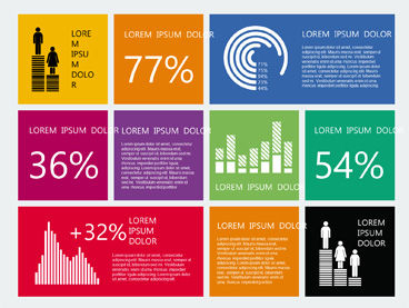 Presentation in Flat Design Style