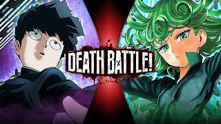Mob VS Tatsumaki (Mob Psycho 100 VS One Punch Man) | DEATH BATTLE