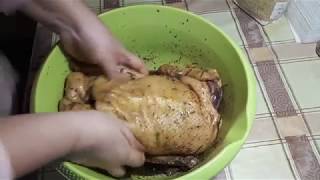 Маринуем дикого гуся перед запеканием