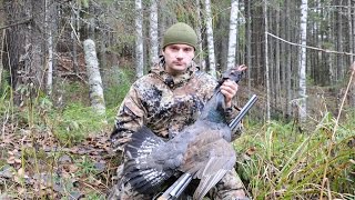 Посмотреть охоту на глухаря осенью с ружьем ИЖ 54