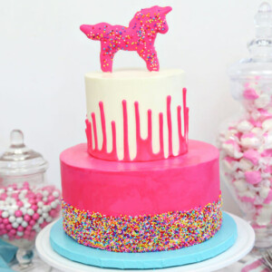 Circus Animal Layer Cake | From SugarHero.com