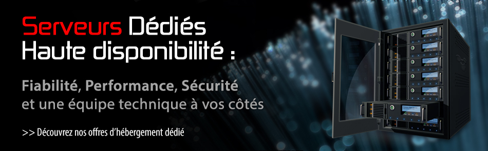 Nos gammes de serveur d&eacute;di&eacute;s