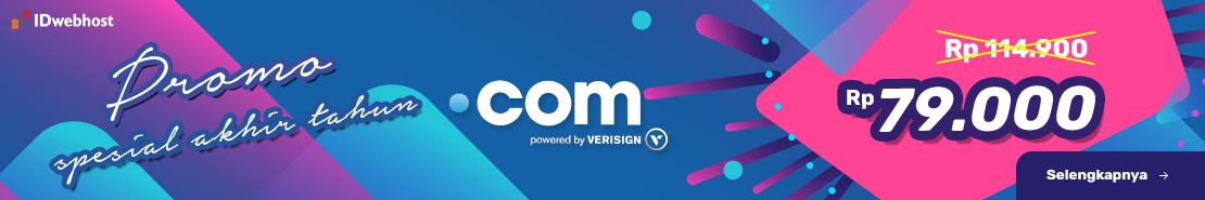 Promo - Promo .COM Spesial Akhir Tahun Rp79.000