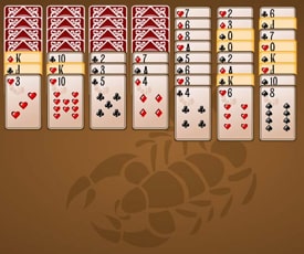 Пасьянс Двойной Скорпион