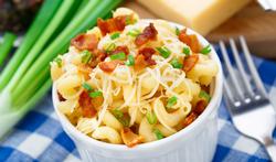 Mac, ham and cheese met venkel