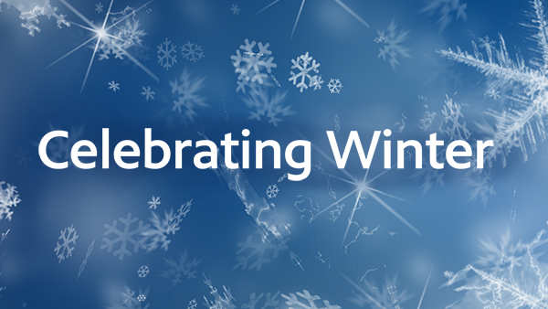 Celebrating Winter background