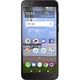 TracFone Carrier-Locked TCL LX 4G LTE Prepaid Smartphone - Black - 16GB - Sim Card Included - CDMA