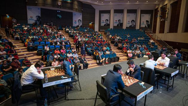 Carlsen Leads As Tata Steel Chess India Rapid & Blitz Takes Off