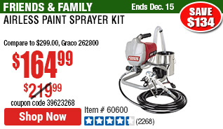 Airless Paint Sprayer Kit