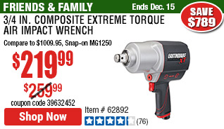 3/4 in. Composite Xtreme Torque Air Impact Wrench