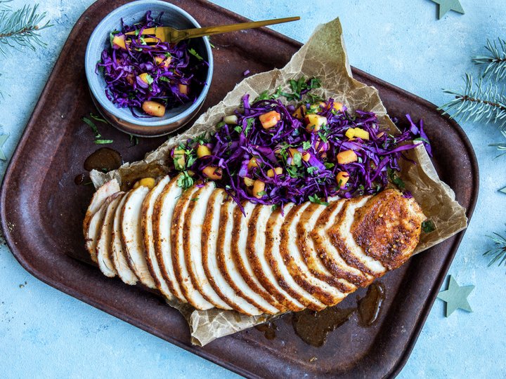 Kalkunfilet med julerub