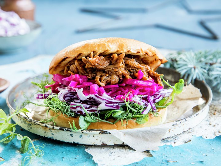 Pulled pork med julerub