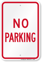 No Parking Signs
