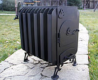 Буржуйка "Батарея" с вторичным дожигом печных газов, сталь 4мм