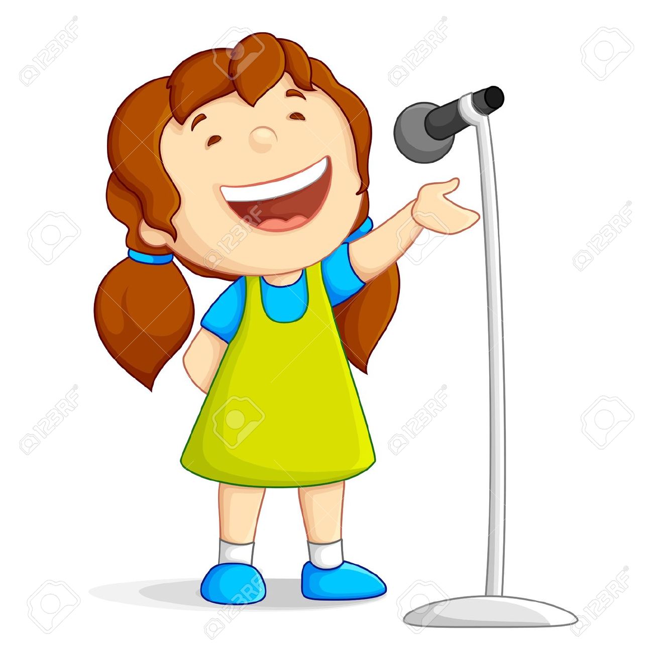 Singing Clip Art - G