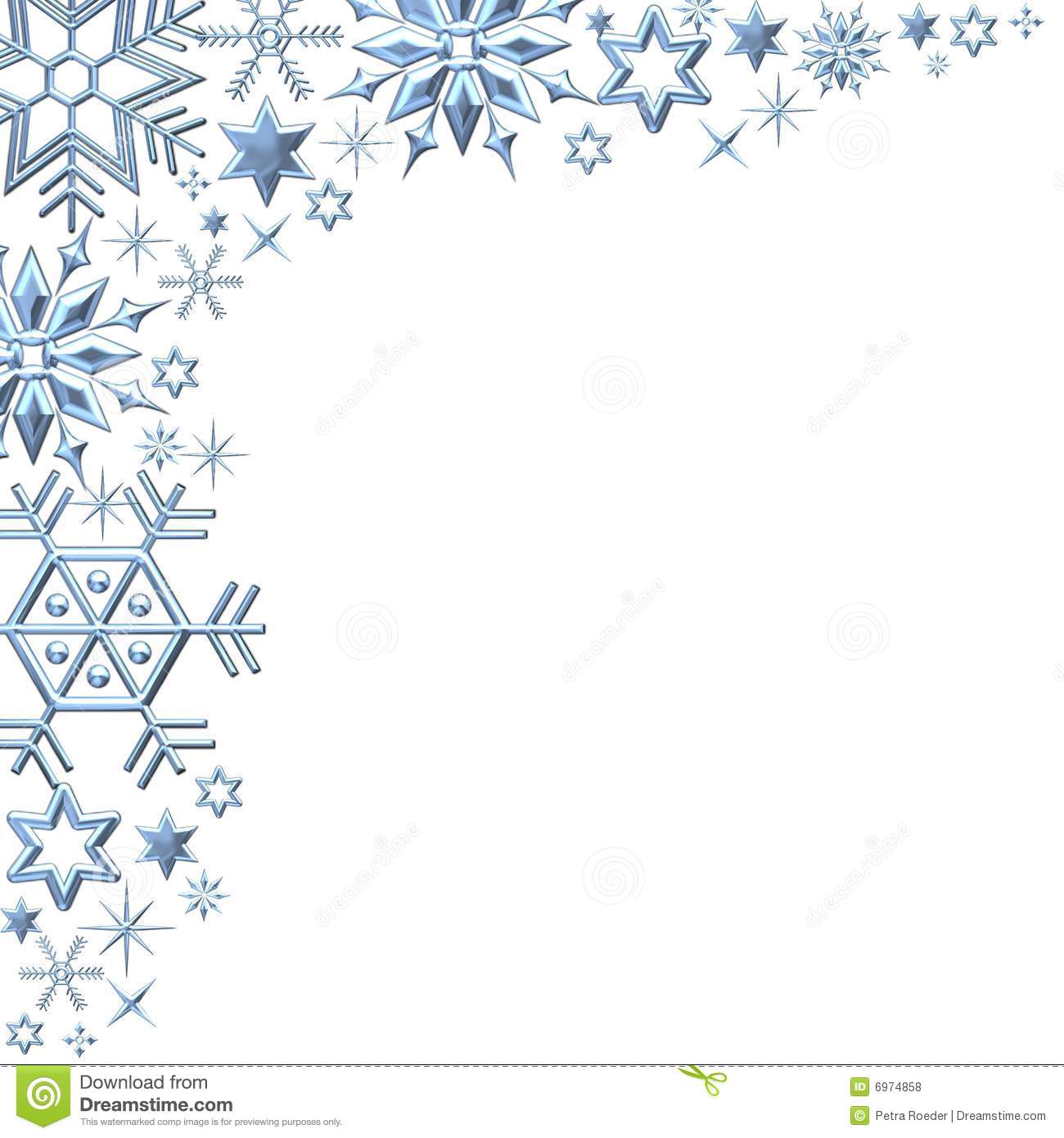 Snowflake Border Clipart
