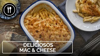 MACARRONES con QUESO al estilo americano suaves y cremosos