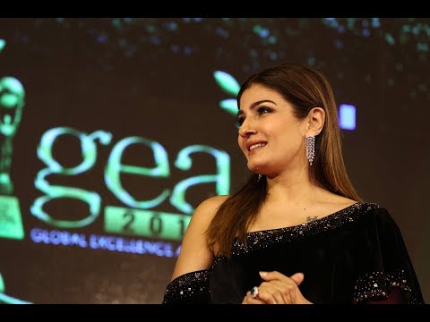 Mrs. Raveena Tandon @ Global Excellence Awards 2018 - Best Corporate Award Show Delhi