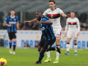 半场：国米2-0热那亚，卢卡库传射建功，加利亚尔迪尼破门