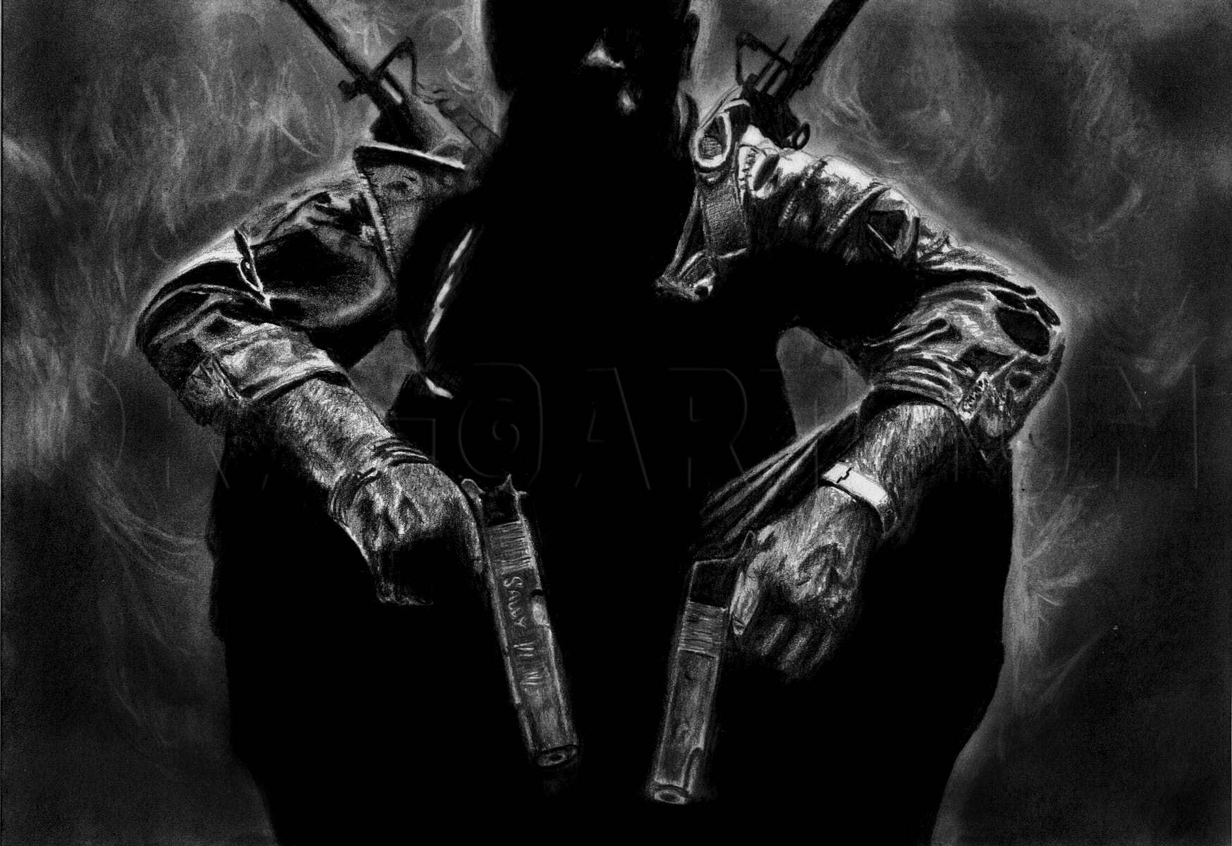 how to draw call of duty black ops