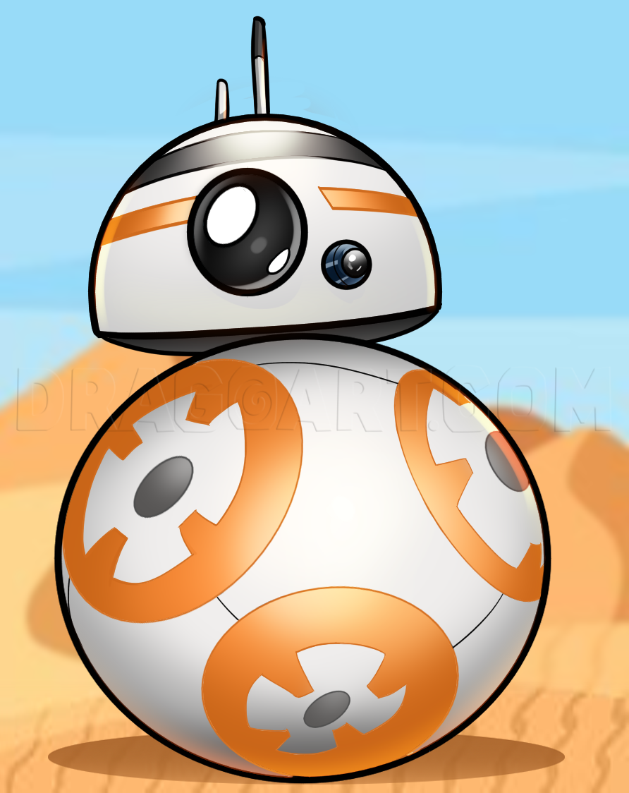 how to draw chibi bb8 drawing tutorial