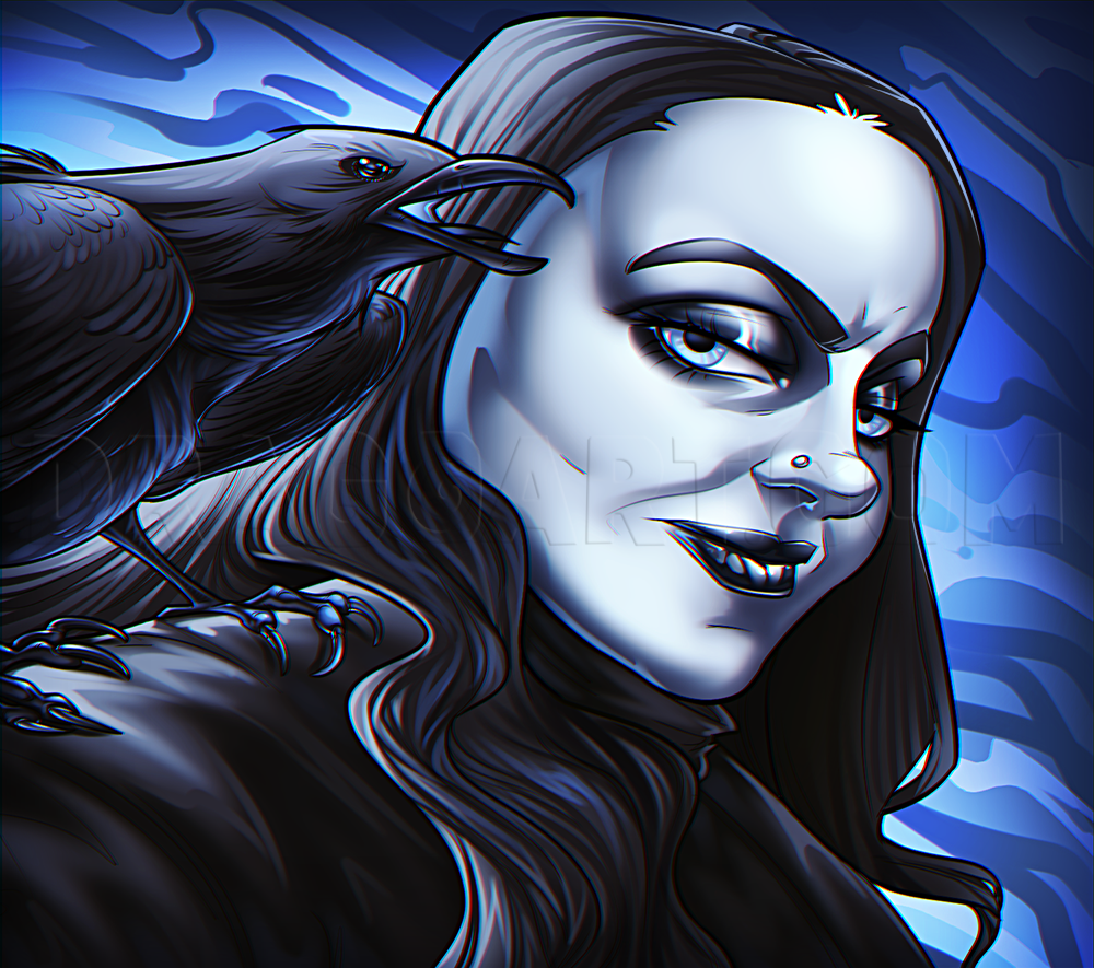 how to draw dark gothic art drawing tutorial