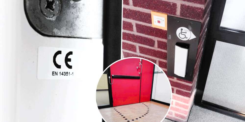 CE-m&auml;rkning dörrautomatik