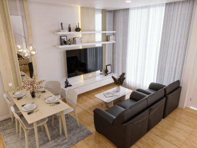 rumah gaya modern scandinavian