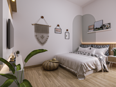 kamar tidur bohemian