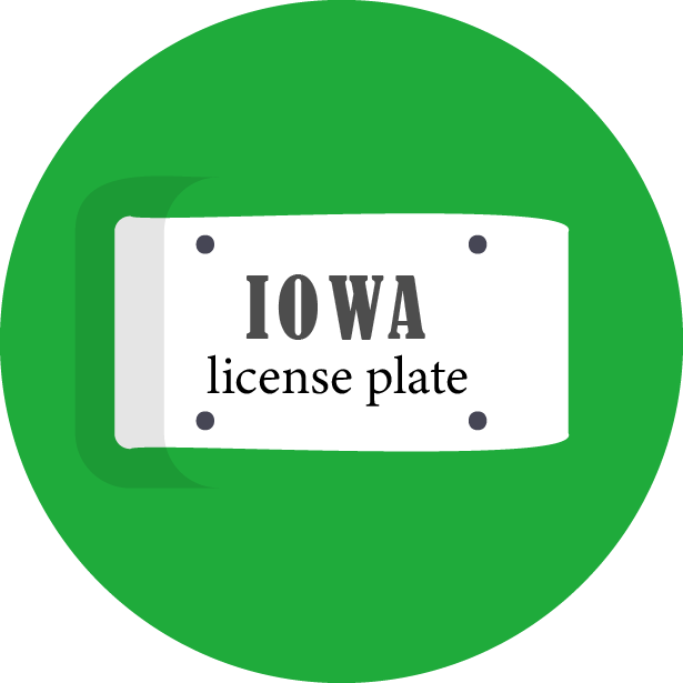 Iowa License Plates