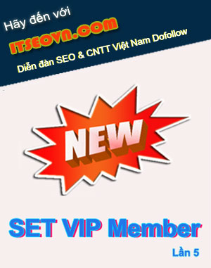 Set VipMember lần 5 tại ITSEOVN