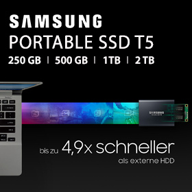 Samsung portable SSD T5