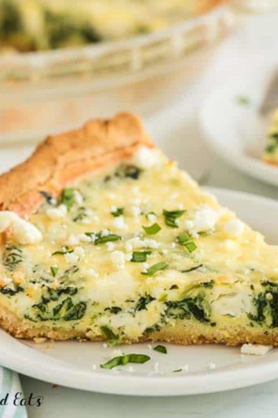 Spinach and Feta Quiche