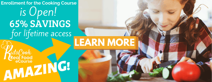 enrollment is open for the video cooking class for kids