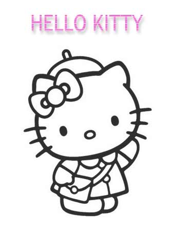 Kolorowanka Hello Kitty