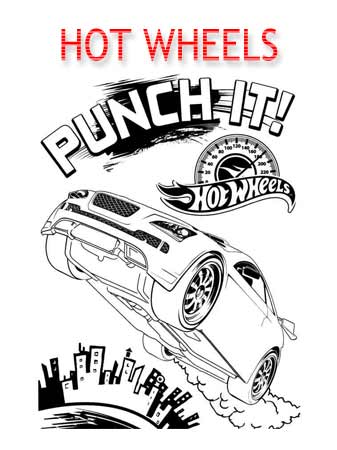 Kolorowanka Hot Wheels
