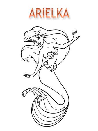 Kolorowanki Arielka