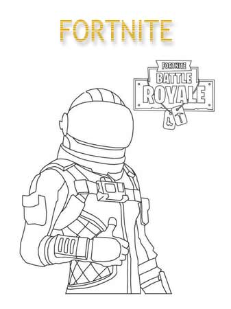 Kolorowanki Fortnite