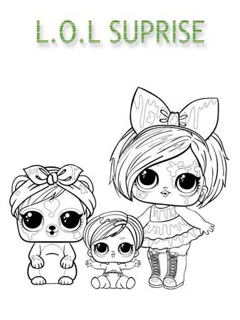 Kolorowanki LoL Suprise