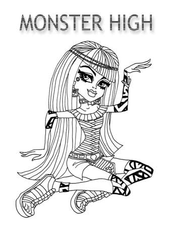 Kolorowanki Monster High